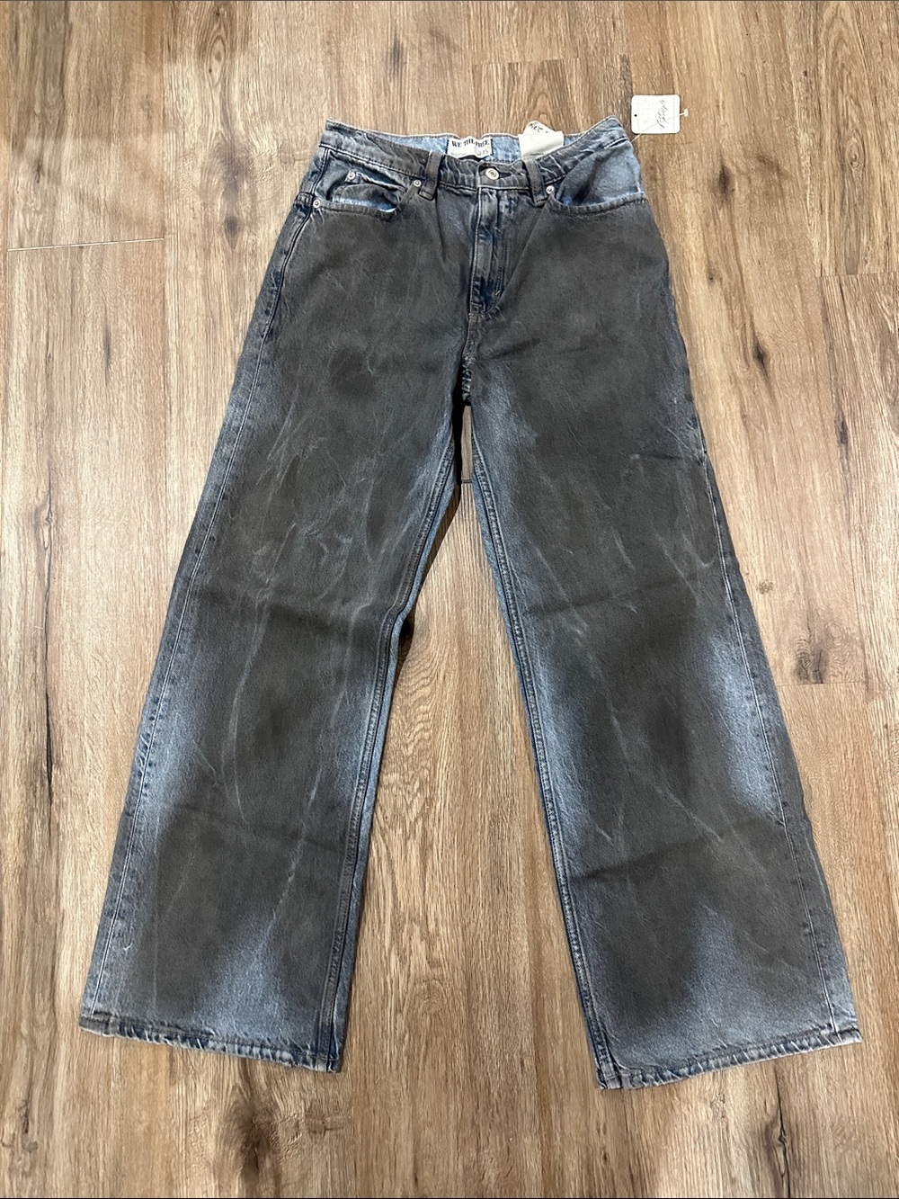 We The Free Women's Wide Leg Jeans in Washed Black